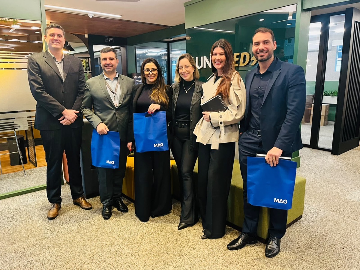 Presença MAG · Treinamento de produtos na Unicred Centro Sul